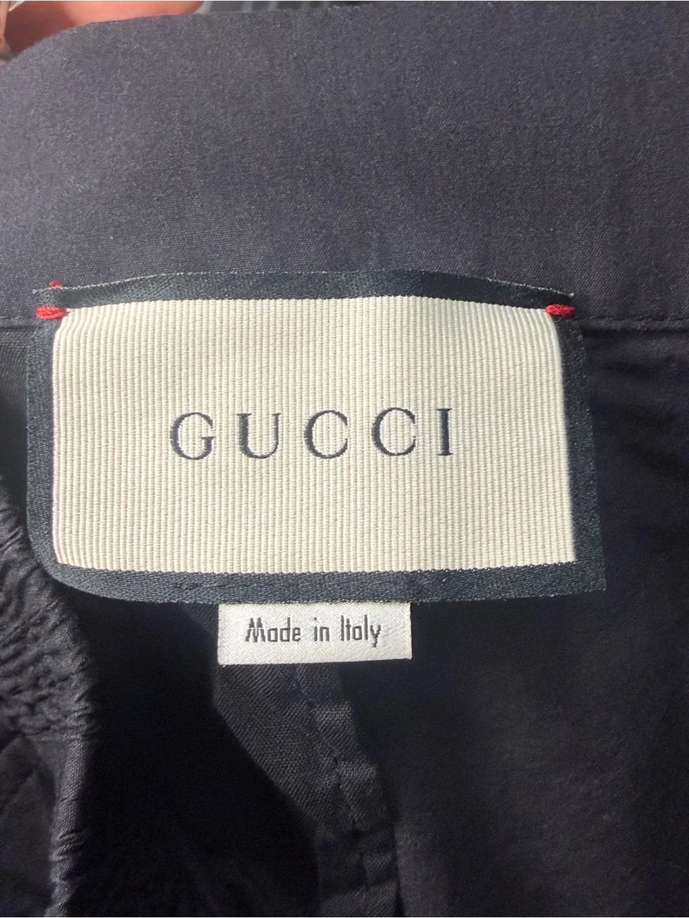 Gucci Men's Gray 100% Cotton Elastic Waist Trousers Pants Size IT 54